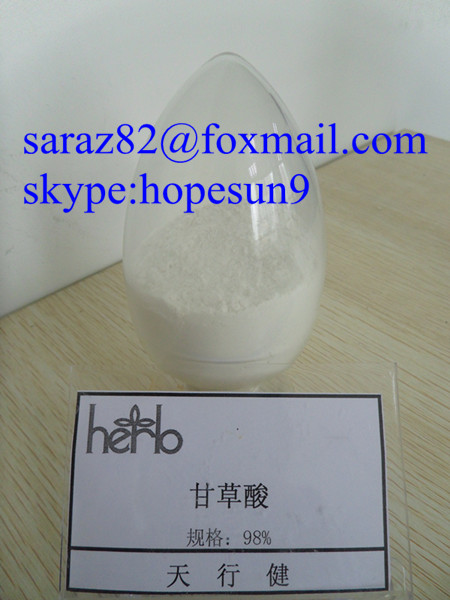 24%98%Glycyrrhizic Acid,Glycyrrhizic Acid powder,Licorice Extract cas 1405-86-3